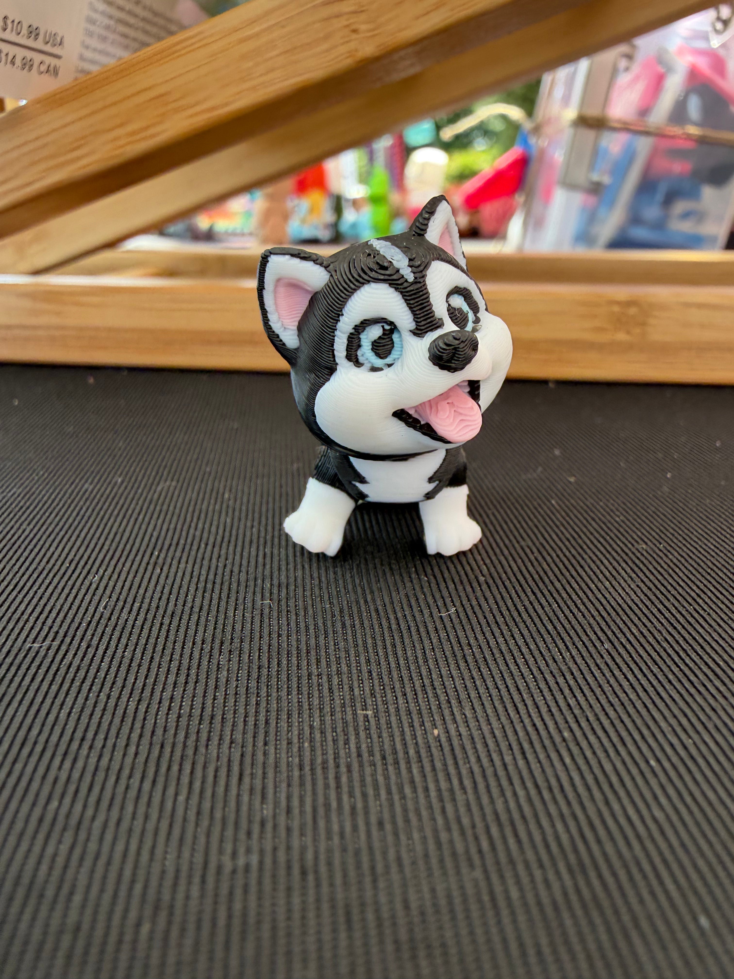 Husky Puppy Dog Flexi Fidget