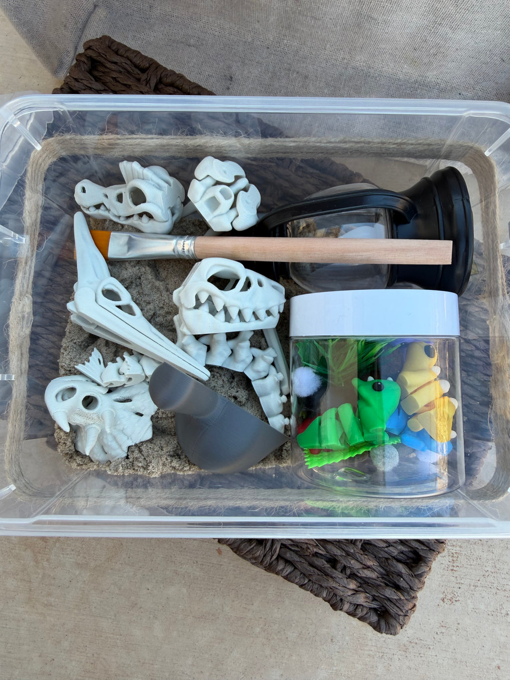 Dinosaur Sensory Bin Kit