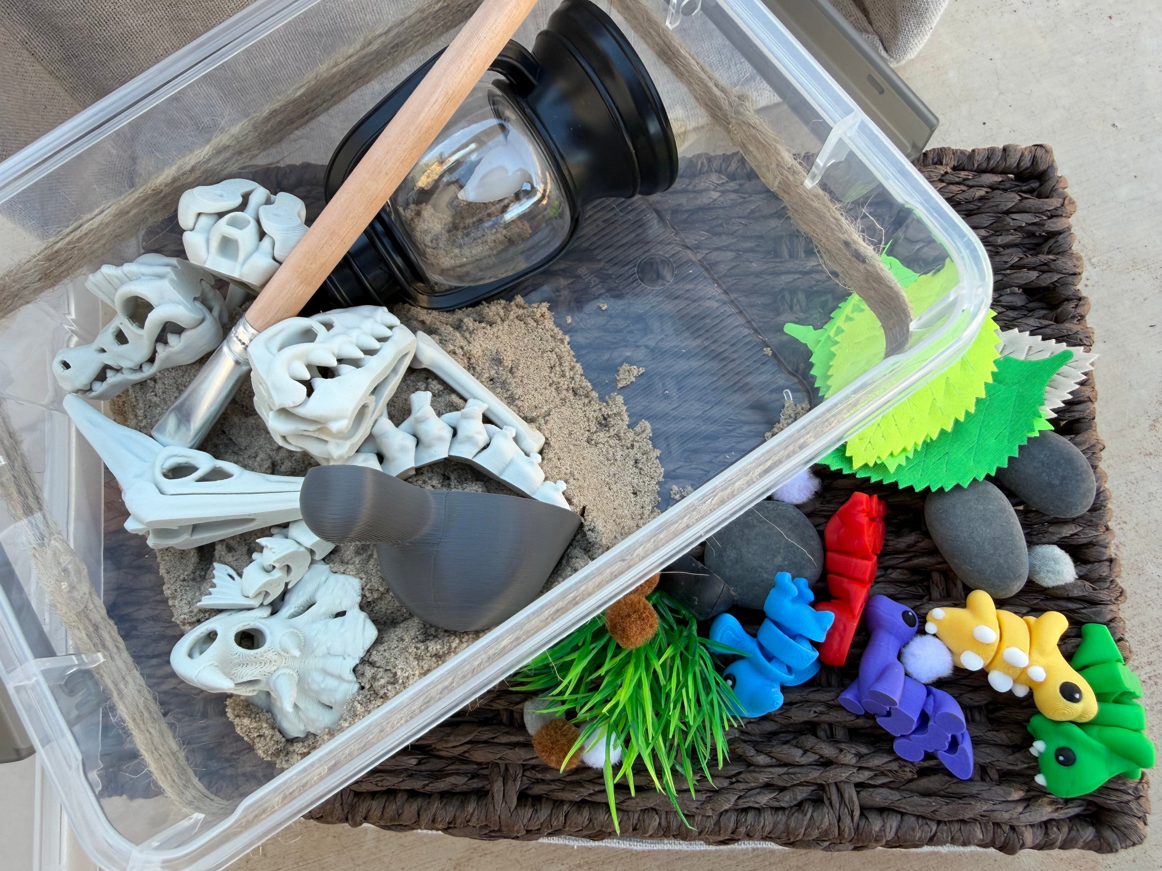 Dinosaur Sensory Bin Kit